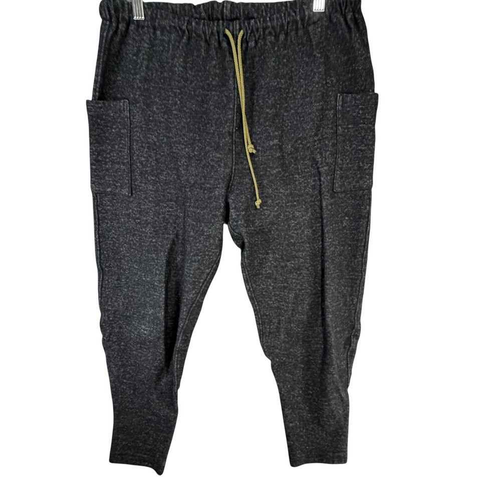 Sou Sou Japan Bishu Wool Pants Men L Black Tapered Cropped Enyu Sanyutei Pull On
